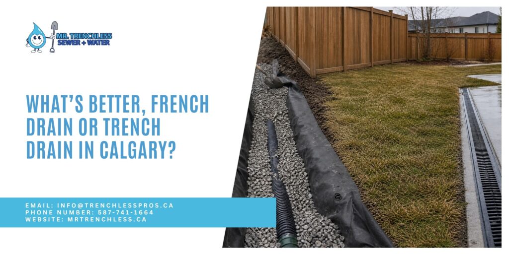 What's Better, French Drain or Trench Drain in Calgary